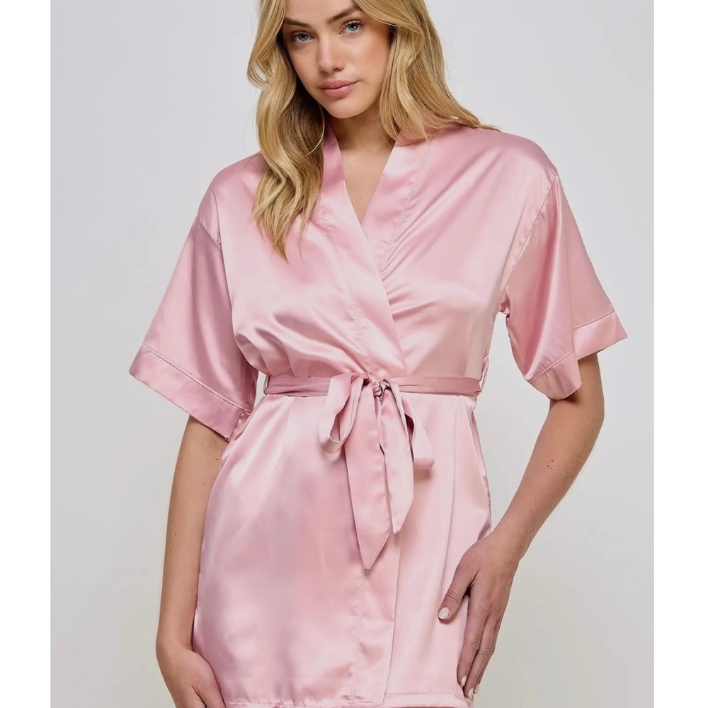 BE WICKED GETTING READY SATIN ROBE!